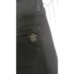 Black Orchid  Black Noah Ankle Fray Skinny Jeans w/ Gold Racer Stripes Photo 11