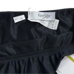 Fantasizer Suit Size 14 Bikini Bottom Swim Suit Solid Black (27 Photo 2