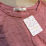 Free People NWT XS NATASHA PUFFED SHOULDER RUCHED LONG SLEEVE TOP IN BLUSH Photo 1