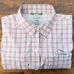 A6 L.L.Bean Women's XS Plaid Hiking Shirt UPF Quick Dry Pockets Travel Outdoor White Photo 0