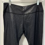 Beyond Yoga  Shimmer Essential Long Leggings Black/Silver Foil Photo 5