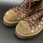 Free People Durango Olive Tan Suede Leather Lace Up Platform Hiker Boots Size 39 Photo 4