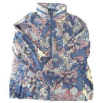 Talbots T by  Medium Lightweight Woven Stretch Bomber Jacket - Expressive Floral Photo 0