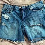 Aeropostale Low Rise Baggy Dark Wash Jean Short Photo 0