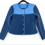 ‎Urban Outfitters Without Walls Quilted Jacket Small Blue Photo 0