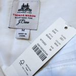 J.Crew NWT Thomas Mason for Tunic in White Pleated Tuxedo Shirt Dress M Photo 3