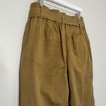 CAbi Women’s Discovery Paper Bag Trouser Pants High Rise Brown Neutral Size 8 Photo 4