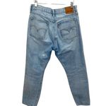 Levi Strauss & CO. Levi‎ Strauss & Co. Womens Cotton Button Fly Distressed Jeans Light Blue Size 29 Photo 2