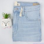 Madewell Slim Demi-Boot Jeans in Bellmeade Wash, size 28, NWT, light blue Photo 15