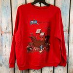Hanes Vintage God Keeps His Promises Noah’s Ark Red Sweatshirt Sz L Photo 0