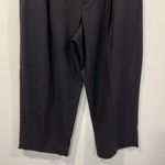 Vince  Black Wool Blend Cropped Wide Leg Pants Size 12 EUC Photo 2