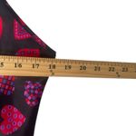 Private Luxuries Plus Size 1X Black Red Hearts Love Satin‎ Slip Dress Night Gown Photo 7