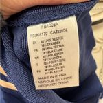 HD in Paris  Anthro Blue Peach Bandage Skirt Womens XS Y2K Modest Twee Preppy Photo 2