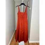 Banana Republic NEW NWT Smocked Apron Dress Crimson Red Size 6 / Small Photo 3