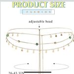 Bodiy Sequin Belly Chain Layered‎ Waist Beaded Body Chains Rhinestones Gold Photo 1