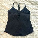 prAna NWOT Black  Macrame Workout Tank Photo 0