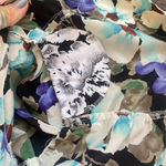 None 1980’s vintage handmade floral blouse Photo 9