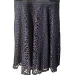 City Studio Womens Navy Floral Sleeveless Midi Dress Back Zip Size 3 Above Knee Photo 3