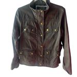 J.Crew  Waxed Downtown Field Jacket Military Green Photo 2