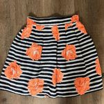 Tenki Navy Blue White Striped Neon Pink Floral A Photo 5