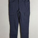 prAna Meme Cargo Printed Skinny Leg Pants Women's 6 Gray Hiking Outdoor NWOT Photo 2