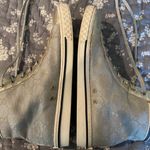 Gucci High Top Women’s Sneakers Tennis Shoes Metallic Silver Logo Size 39 9 Photo 11