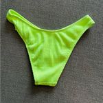 Salt + Cove Neon Yellow Textured Bikini Bottoms Women’s Size S NWT Green Photo 4