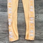 Kappa  Women Logo Tape Eva Yellow Athletic Leggings Size SMALL skinny fit NWT #63 Photo 11