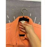 POL  French Terry Oversized Coral Shacket Photo 4