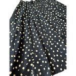 Kowtow Umbrella Skirt Polka Dots Navy & White Size 10 Blue Photo 6