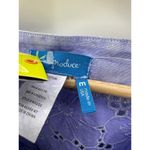 Fresh Produce Cover Up Women Medium Periwinkle Blue Eyelet 3/4 Sleeve NWT Photo 5