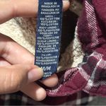 Wrangler Plaid navy Blue Red Women’s Wranglers Sherpa lining Coat Jacket Pockets vintage Photo 4