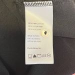 Psycho Bunny ‎ Pima Cotton Polo Shirt Skull Bunny Logo Black Gray Trim Small Photo 4