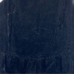 J.Crew Black Velvet Sleeveless Peplum Top Size 2 Y2K Grunge Academia Style Photo 5