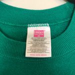 American Vintage Vintage Green Happy Holidays Embroidered Sweatshirt Photo 3