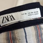 ZARA  navy blue plaid dress pants Photo 4