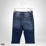 Zenana Outfitters 1085  Blue Flare Leg Jeans Size 26 (26x33) NWOT Distressed Sexy Photo 4