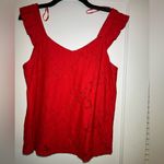 Monteau  red lace top Photo 4