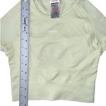 Gymshark Flex Long Sleeve Crop Top Light Green Marl XS EUC Photo 9