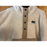 KAVU  Women's Cream Fleece Hooded Pullover Sherpa Jacket Size 2XL (5451) Photo 1