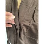 Madewell $88 Utility Stretch Slim Long Sleeve Shirt Top Dark Carob Sz S NS410 Photo 7