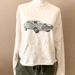 Brandy Melville John Galt Cropped Vintage Car Long Sleeve Top Photo 0