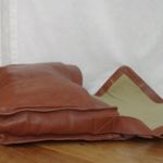 Cole Haan Brown Leather Messenger Bag WIth Laptop Compartment Photo 10