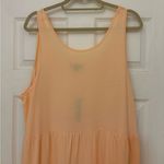 J.Crew NWT!!  Broken-In Jersey Tiered Maxi Dress in Light Orange Photo 4