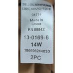 Jessica London Jessica London Sleeveless Blouse Sheath Career Casual Belted Tan 14W Photo 3