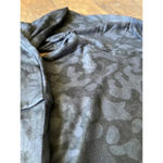 Jordann black and gray cheetah print lightweight athletic hoodie Size M Photo 2