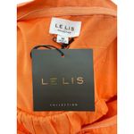 Le lis  Strapless Mini Dress Orange Pleated Bodice Medium NWT Summer Sundress‎ Photo 3