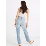 Madewell  The Momjean Gilford Wash Ripped Edition Straight Leg High Waist Jean 29 Photo 1