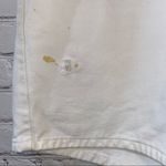 Levi's Levi’s White Distressed Long Denim Shorts Photo 3
