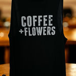 Bella Canvas Coffe and flowers cut away muscle tank sz L Photo 0